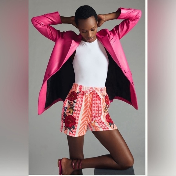 Farm Rio Printed Drawstring Tribal Shorts - Picture 4 of 12